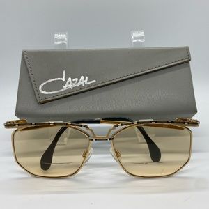 Vintage Cazal 271 gold plated glass frames Germany